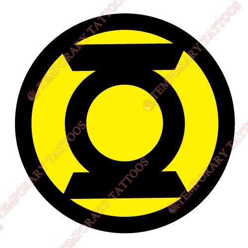 Green Lantern Customize Temporary Tattoos Stickers NO.128